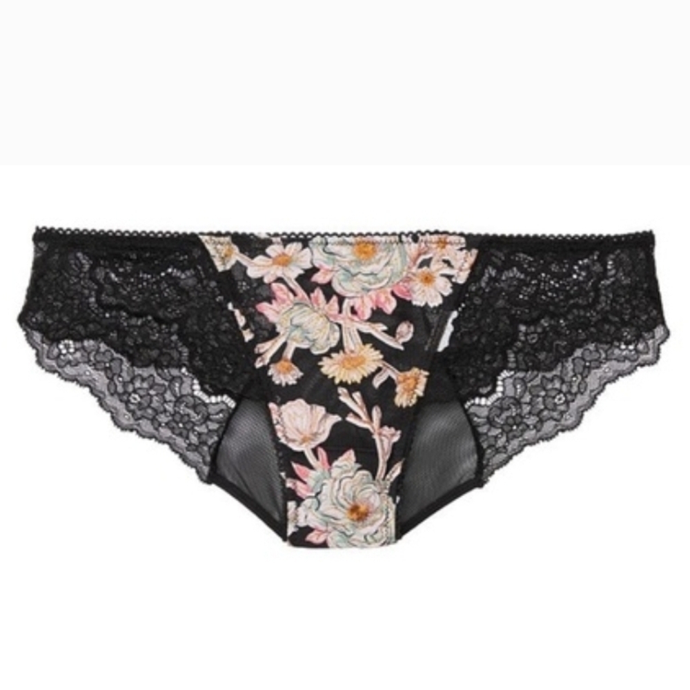 Victoria's Secret Dream Angels Embroidered Mesh Cheeky Floral Panty